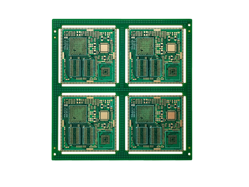 1+4+1 HDI PCB with Castellated hole